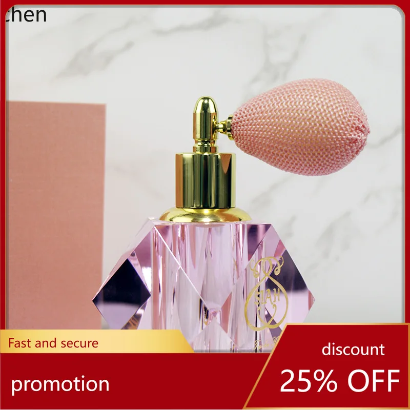 HXL Pink Spray 20ML Large Capacity Crystal Perfume Bottle Airbag Perfume Refill Bottle