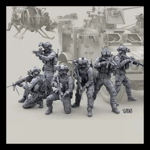 1/35 Resin Figure US Special Forces/MARSOC Modern Soldier in Action with  GPNVG-18 Panoramic Night Vision Goggles Self-Assembly A