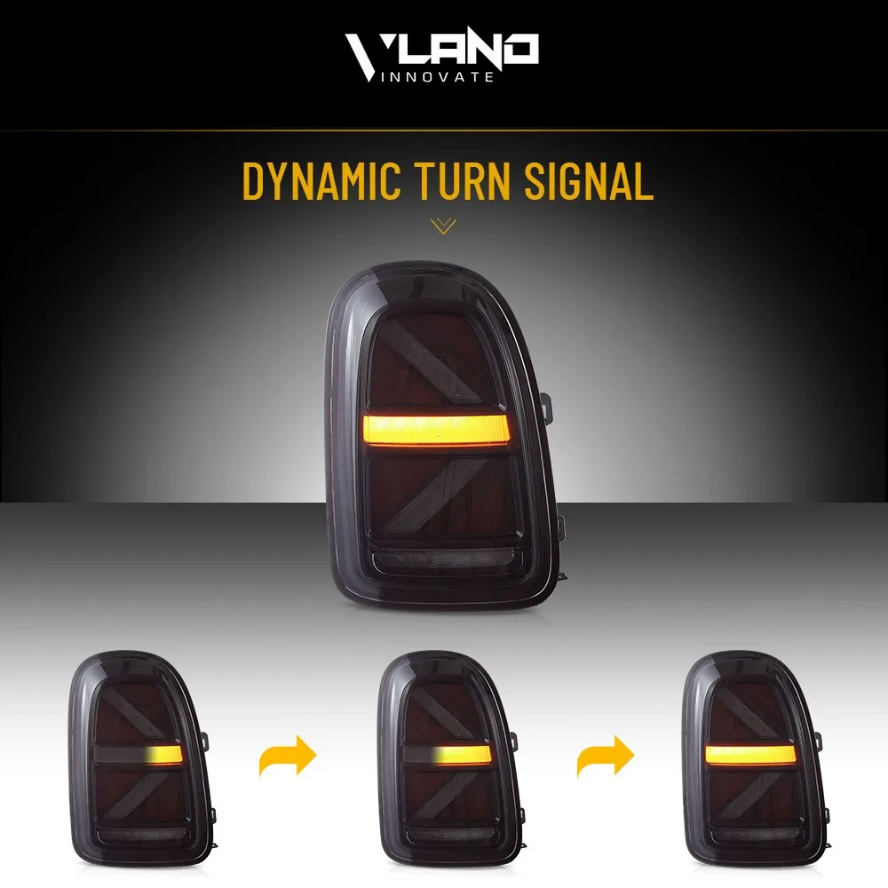 2 قطعة أضواء خلفية LED ل 2017-UP ميني كوبر كونتري مان F60 ث/بدء التشغيل الرسوم المتحركة اكسسوارات السيارات المصابيح الأمامية #5