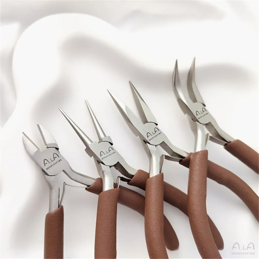Imported Carbon Steel Hand Tools Pliers Nose Round Nose Pointed Nose Pliers Bent Nose Pliers Scissors DIY Hand-made Winding