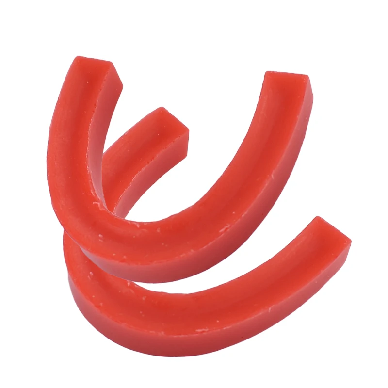 

Dental Occlusal Rim Model Base Plate Wax U Shape Red Hard Soft Denture Casting Bite Block Dentistry Product Material 2Pcs/box