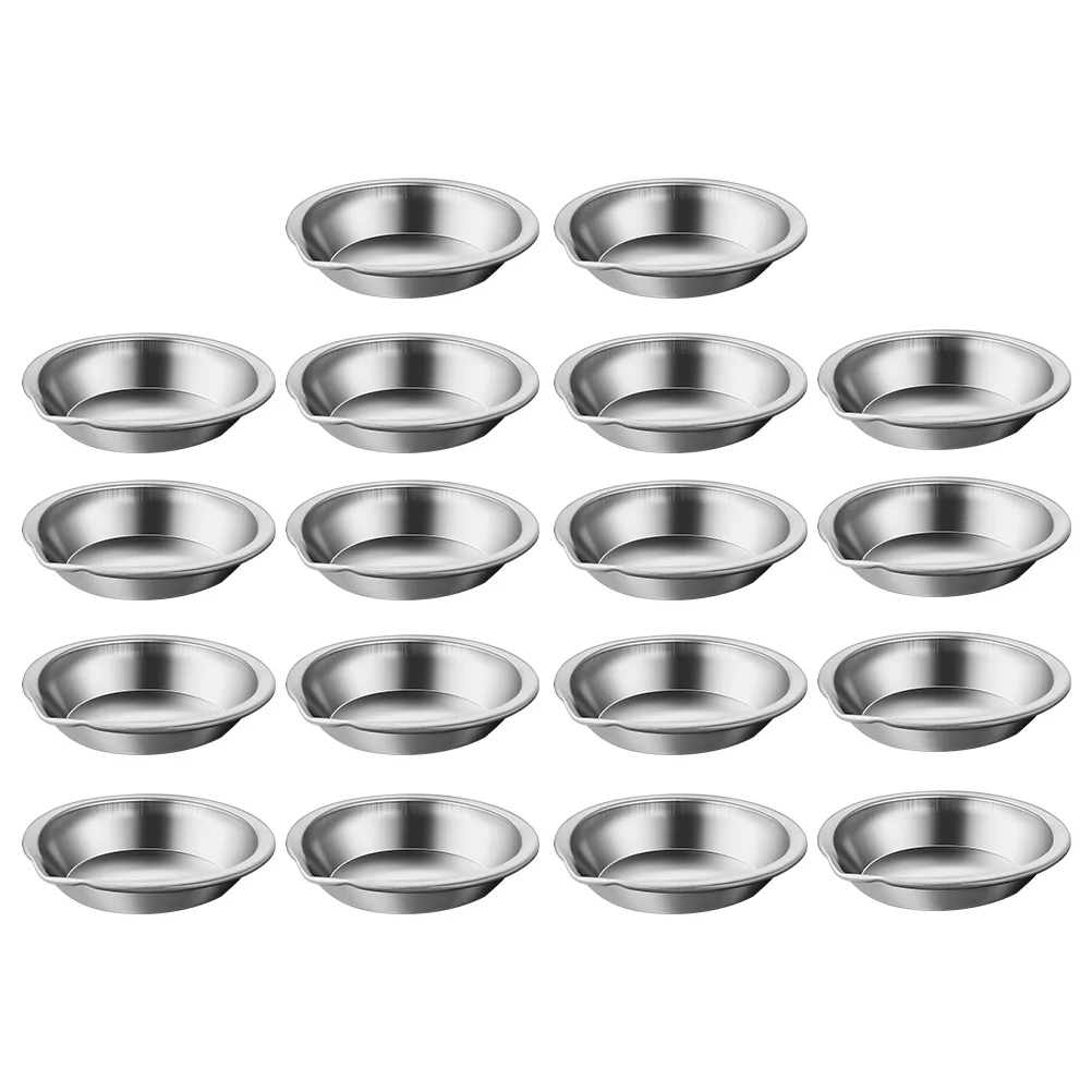 6 Pcs Pour Mouth Palette Sketchpad Stainless Watercolor Tray Paint Multi-function Plates Painting Tool Steel Child Trays