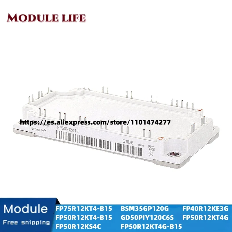 

FP75R12KT4-B15 FP50R12KT4-B15 FP50R12KS4C BSM35GP120G FP50R12KT4G-B15 FP40R12KE3G FP50R12KT4G IGBT module