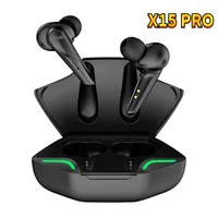 X15 Pro Gaming Wireless bluetooth Headset TWS 5.2 Stereo Earbuds Low Latency Earphones Bluetooth With Mic for iPhone Xiaomi