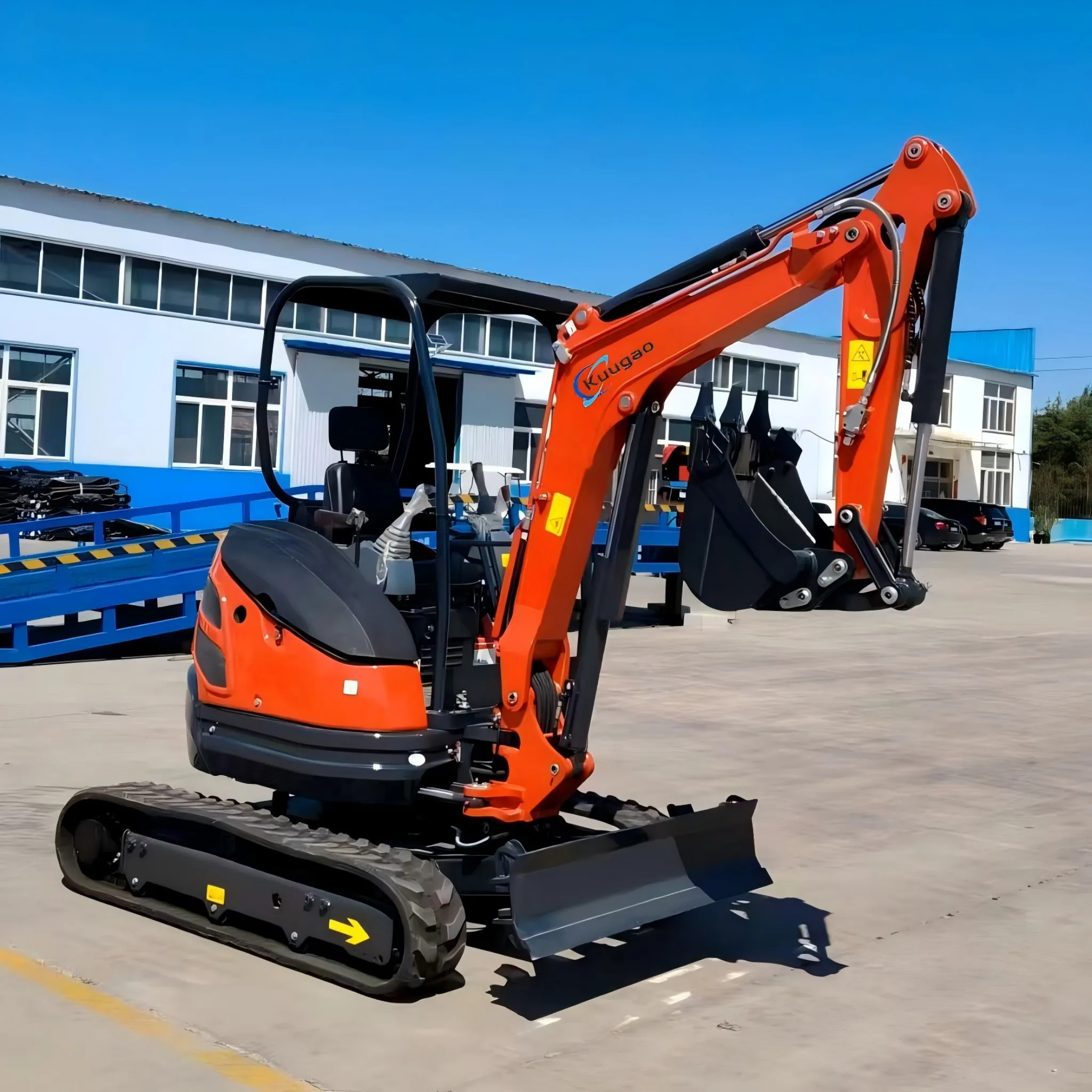 Mini Hydraulic Excavator 2.5 Ton 2 Ton Digger Kubota Small Excavator China Free Shipping Customized Bagger for Construction view 3
