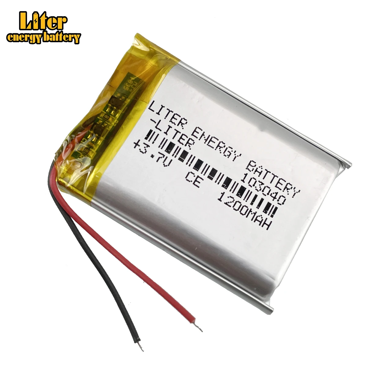 แบตเตอรี่ลิเธียมโพลิเมอร์3.7V 1200MAh LiPo แบตเตอรี่103040สำหรับ MP3 MP4 GPS PSP วิดีโอเกม PAD E-Book แท็บเล็ต10*30*40