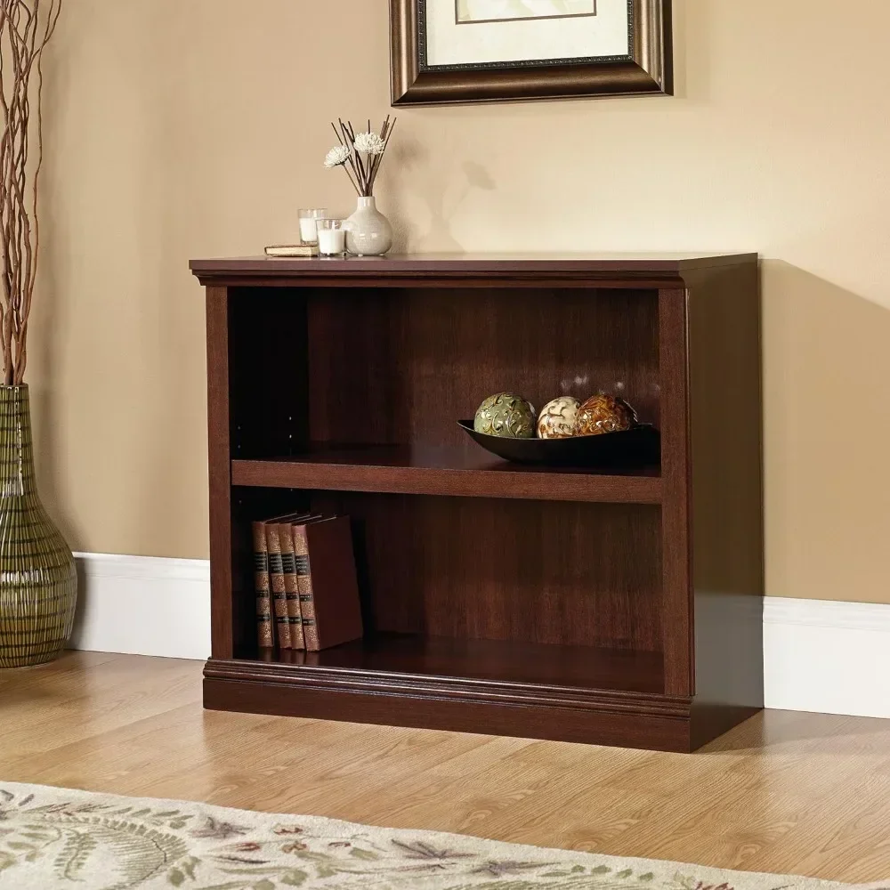 Storage 2-Shelf Bookcase/ book shelf, Select Cherry finish