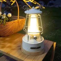 Camping Light Portable Torches Flashlights Tent Lamps Stepless Dimming Travel Retro Lamps Outdoor Lighting