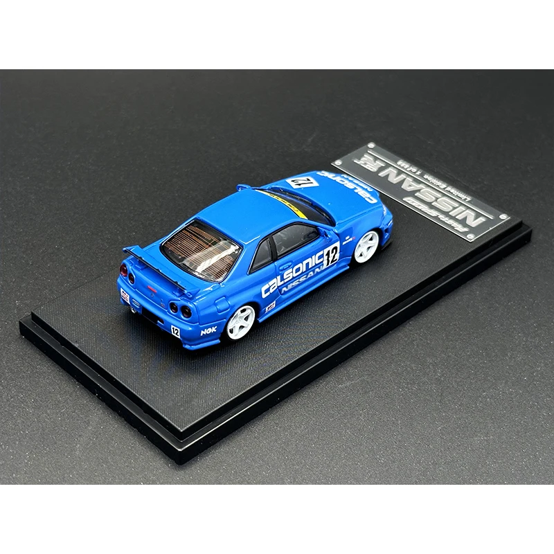 FS In Stock 1:64 Skyline GTR R34 Z Tune FNF Racing Diecast Car Model Collection Fast Speed