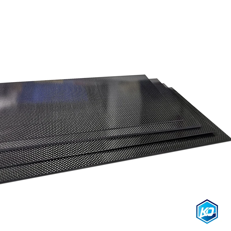 95x395mm Plain Glossy Matte Carbon Fiber Plate Panel Sheet 0.25-5mm Thick High Strength Carbon Board Lightweight High Quality