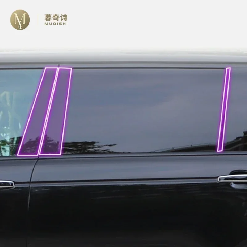 

For Land Range Rover 2018-2023 Car Exterior PPF Paint protective film Anti-scratch of window pillar strip TPU transparent film