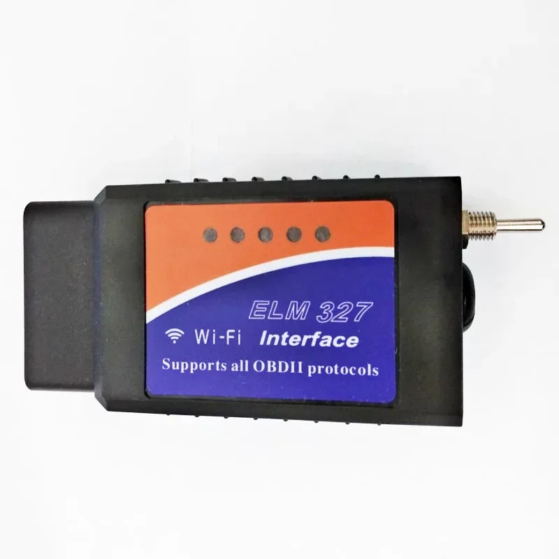 TOP ELM 327 V1.5 WIFI Obd 2 ELM327 التبديل لفورد فورسكان ELMconfig قارئ الرمز الماسح الضوئي PIC18F25K80 و CH340 رقاقة HS CAN MS CAN