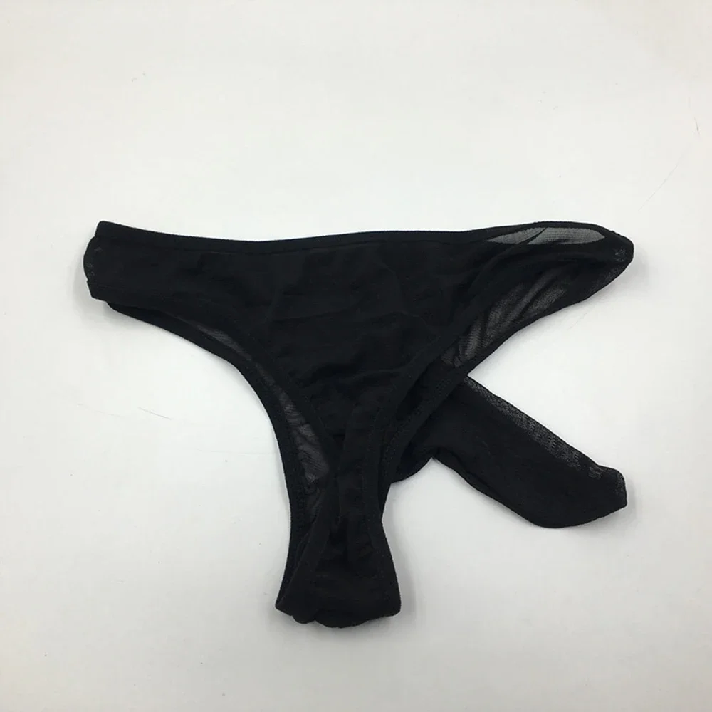 

Brand New Hot Sale Daily Mens Underwear Briefs Lingerie Mesh See-Through Sexy Soild Color Thong Trunks Underpants
