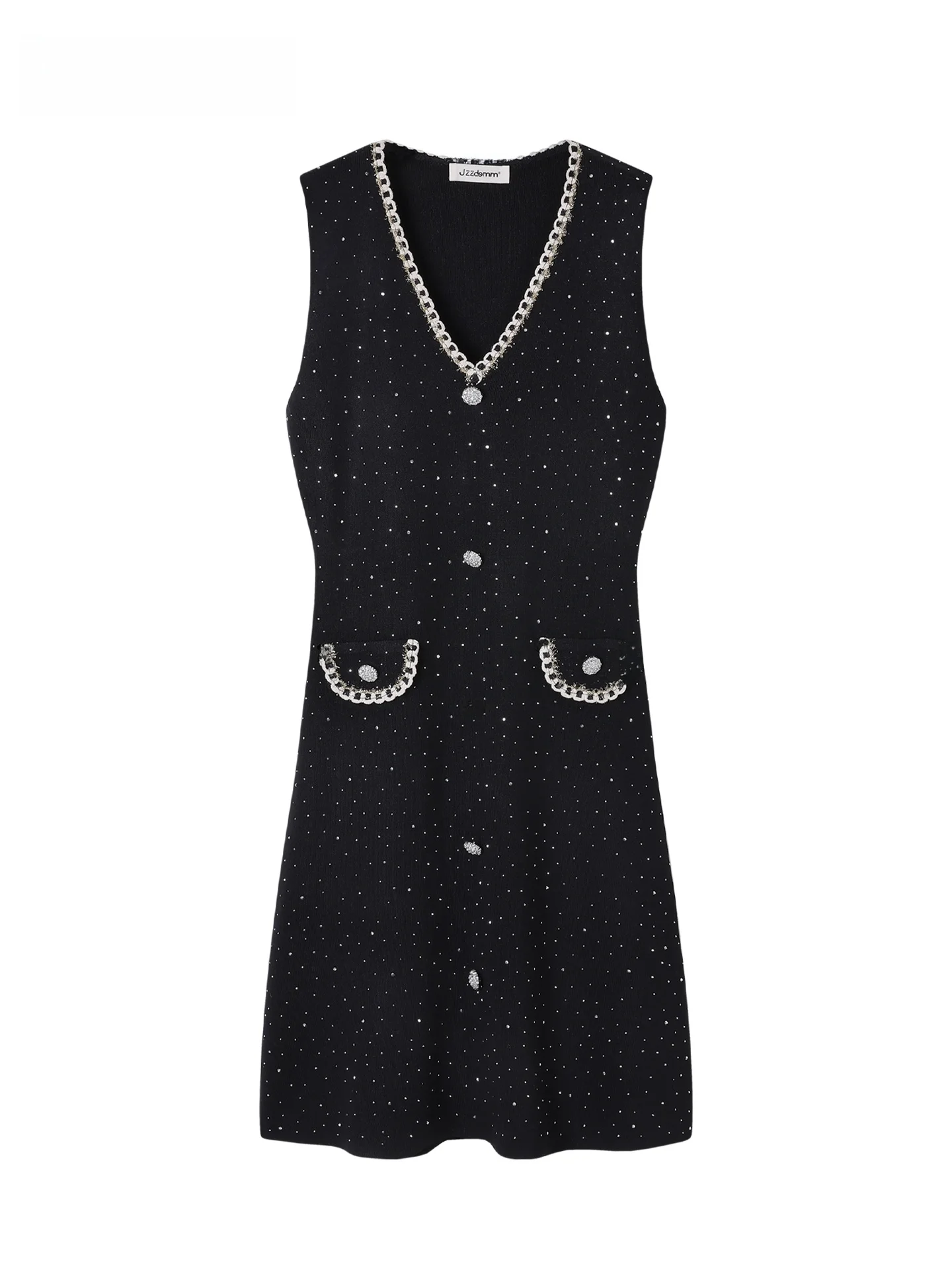 

JZZDEMM Knitted Dr Women's V-Ne Wide Hemline Braid Dr French Sle Casual H-ape Dr Suitable for Spring Summ...