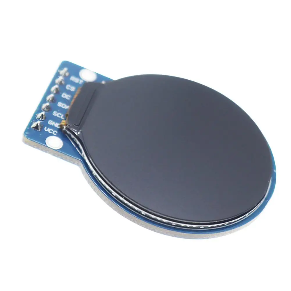 Módulo de exibição LCD TFT para Arduino, redondo, 240X240, interface SPI, GC9A01 Driver, 4 fios, SPI, PCB, 1,28"