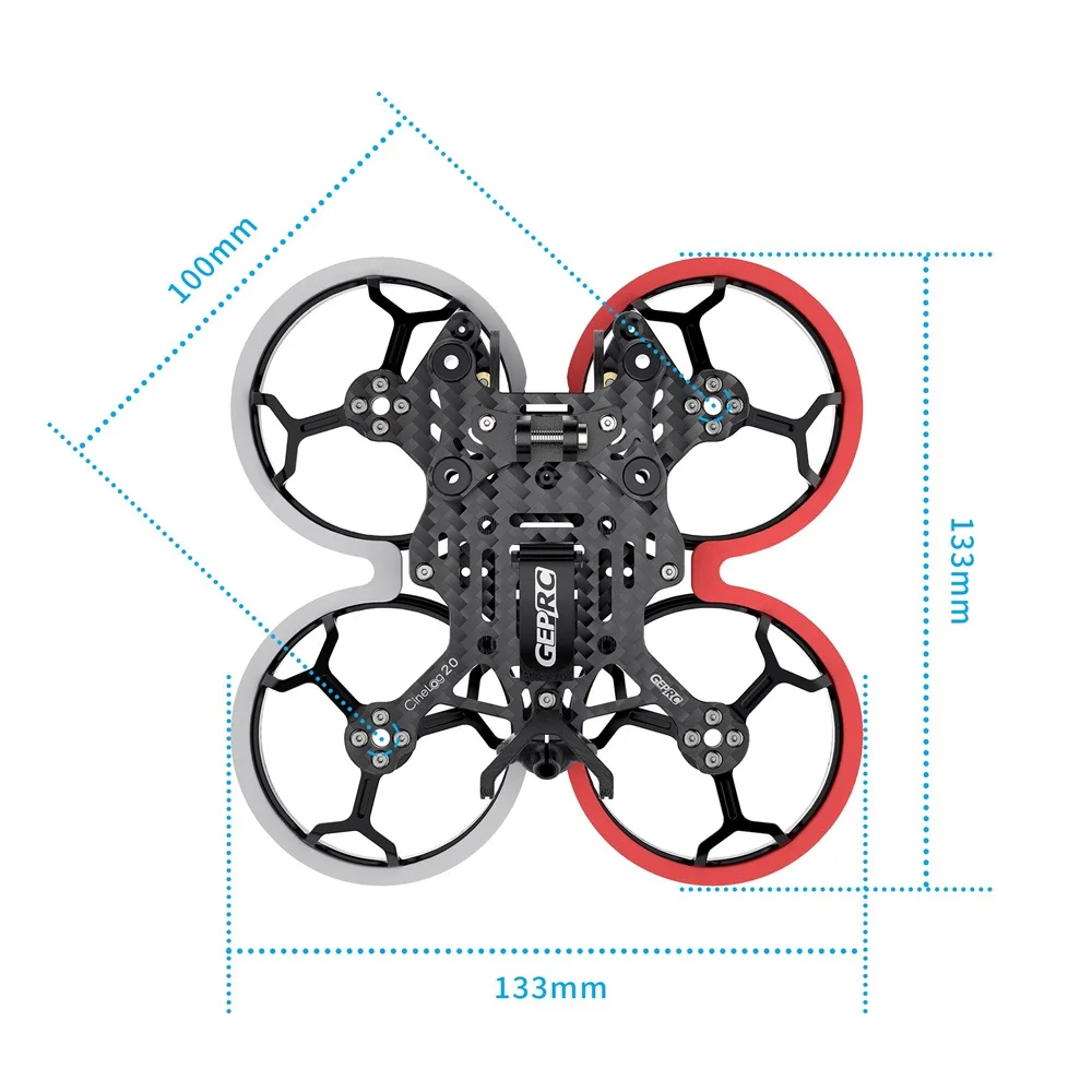 New GEPRC GEP-CL20 Frame Parts Propeller Accessory Base Quadcopter Frame FPV Freestyle RC Racing Drone Apply to CineLog20 HD O3