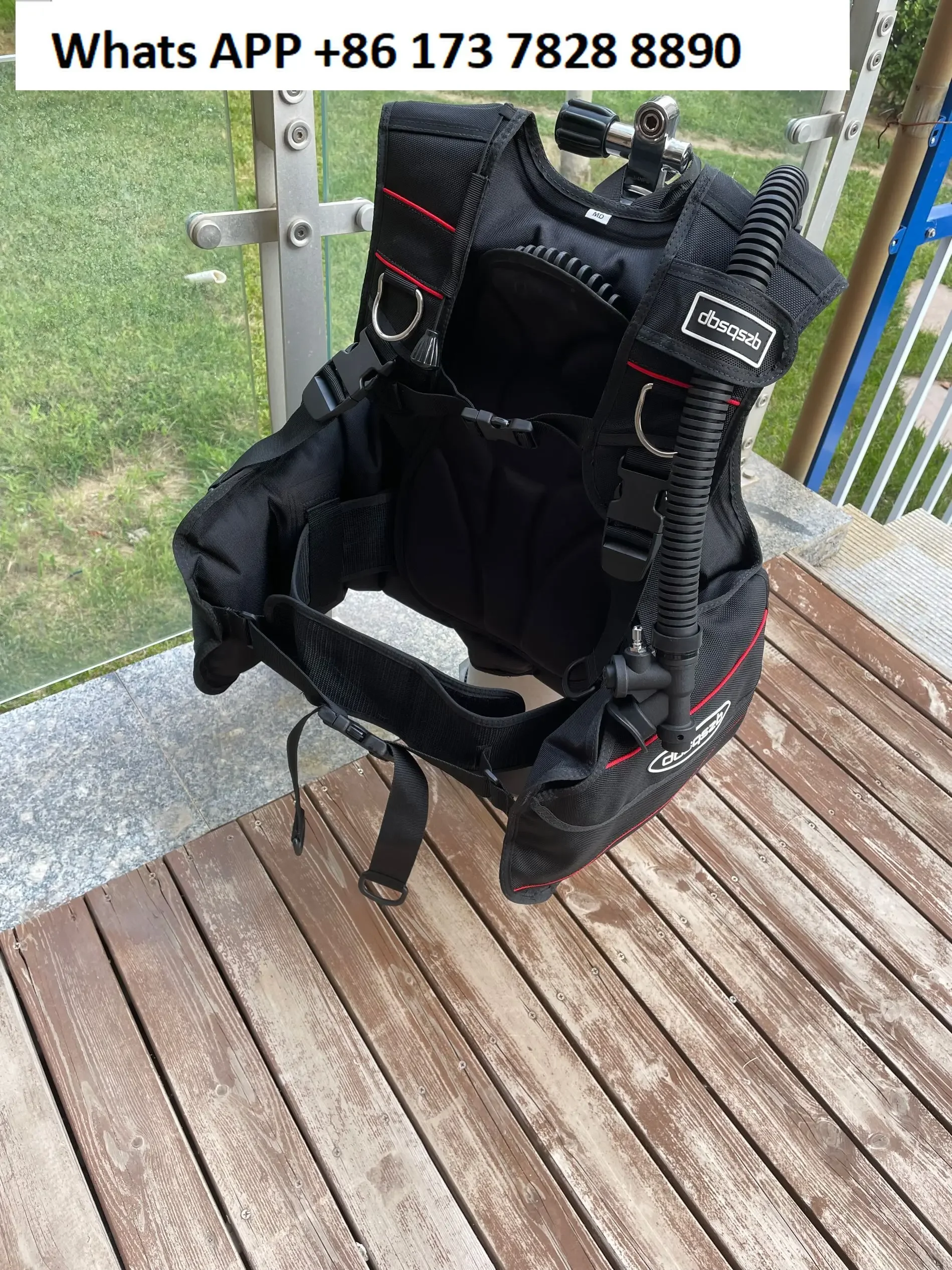 dbsqszb men and women buoyancy adjustment controller back fly buoyancy vest vest back rack diving BCD