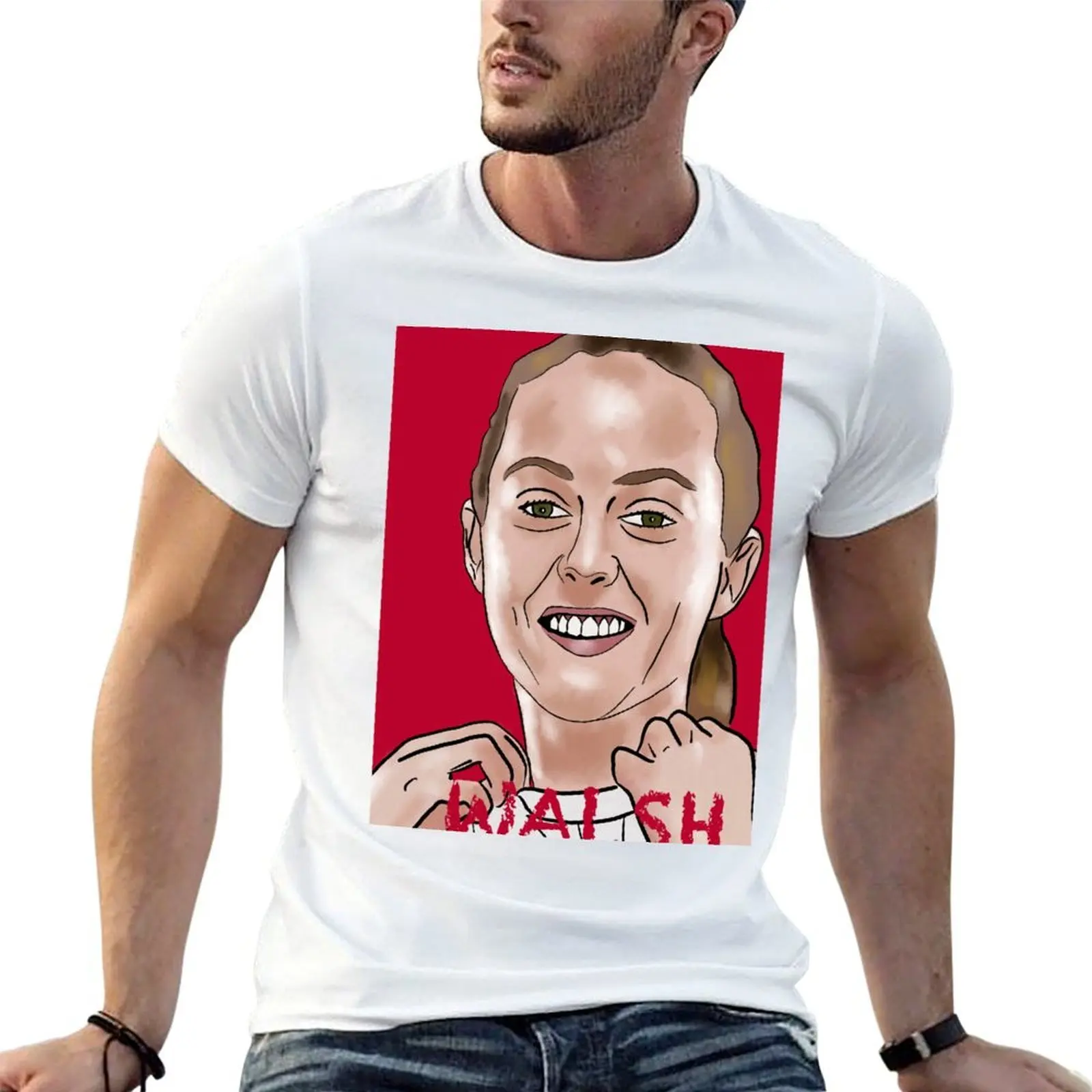 

Kiera Walsh portrait T-Shirt man t shirt summer cotton t shirts high quality T-Shirt