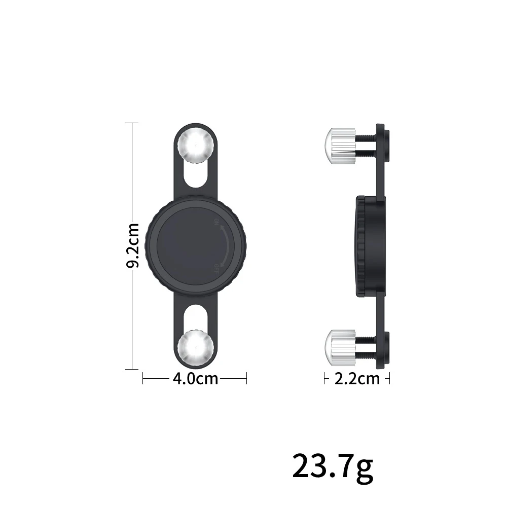 Waterproof Polycarbonate Bicycle Spoke Mount Case Compatible with AirTag Tracker