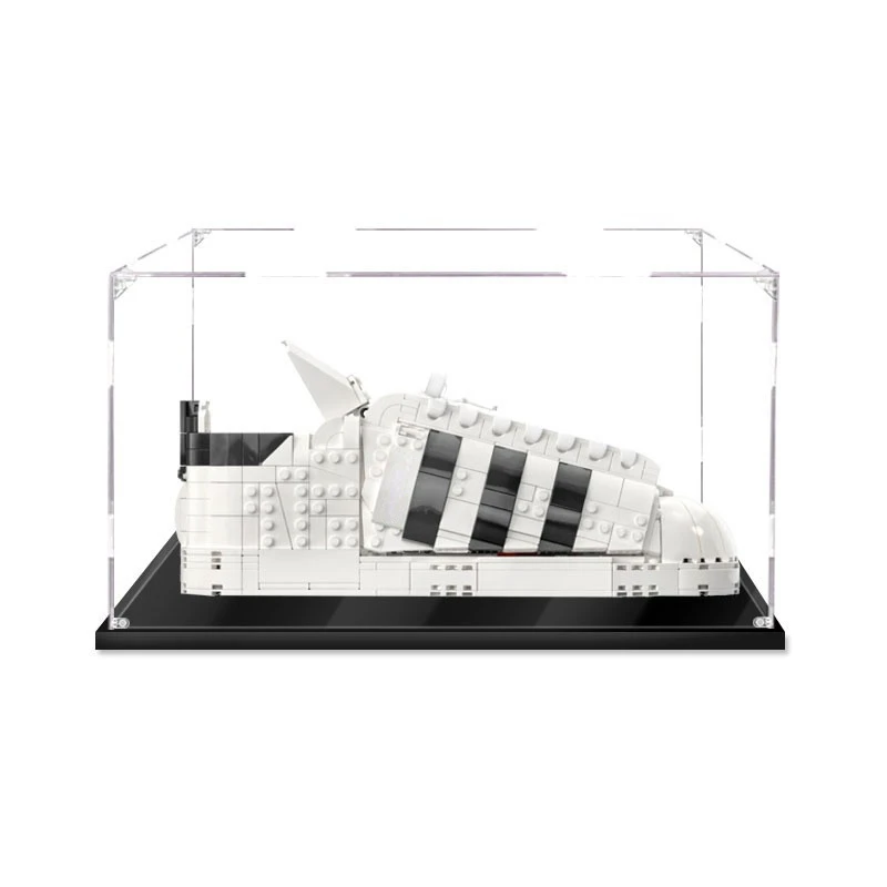 

35 x 15 x 15cm 2mm Assembly Acrylic Display Box for LEGO 10282 Building Blocks Showcase Blocks Accessories No Glue