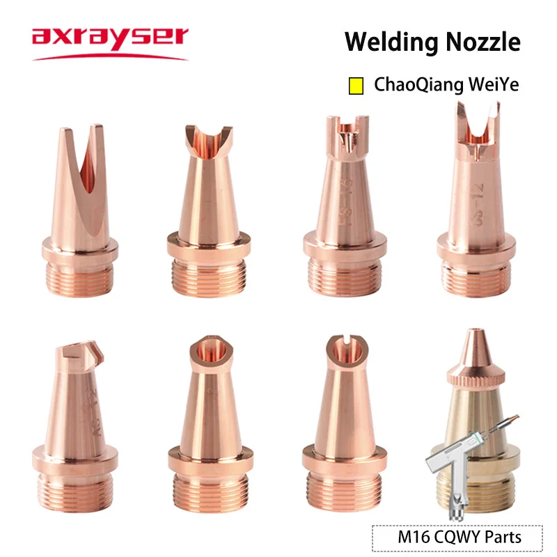 Welding Nozzle for Welding Torch M16 Hand Held Scale Tube Protective Windows Focusing Lens CQWY WEIYE Head Fiber Machine Parts