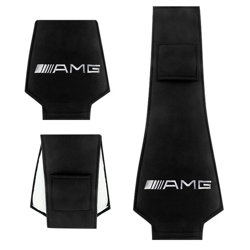 Car Headrest Cover Seat Head Pillow Neck Headrest Cover Car Stying For Mercedes Benz A B C R G Class AMG W211 W204 W210 W251