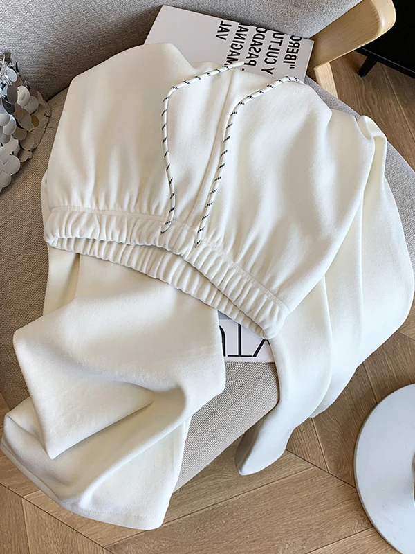 

Женские повседневные брюки прямого кроя Thiened Fce с высокой талией, на резинке, для зимы, из Гуанчжоу