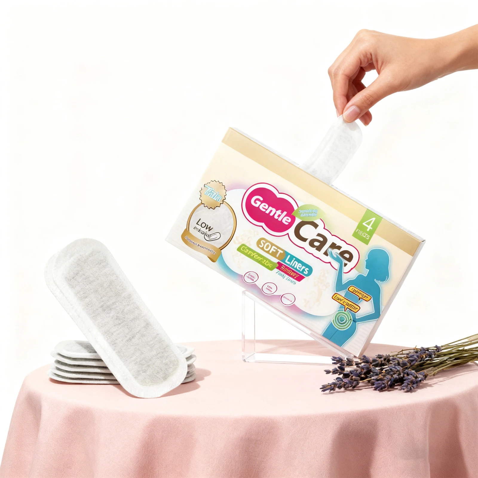 

Women Sanitary Towel Comfortable Skin-Friendly Leak-Proof Anti-Friction Breathable Thin Soft Daily Ladies Menstrual Pads