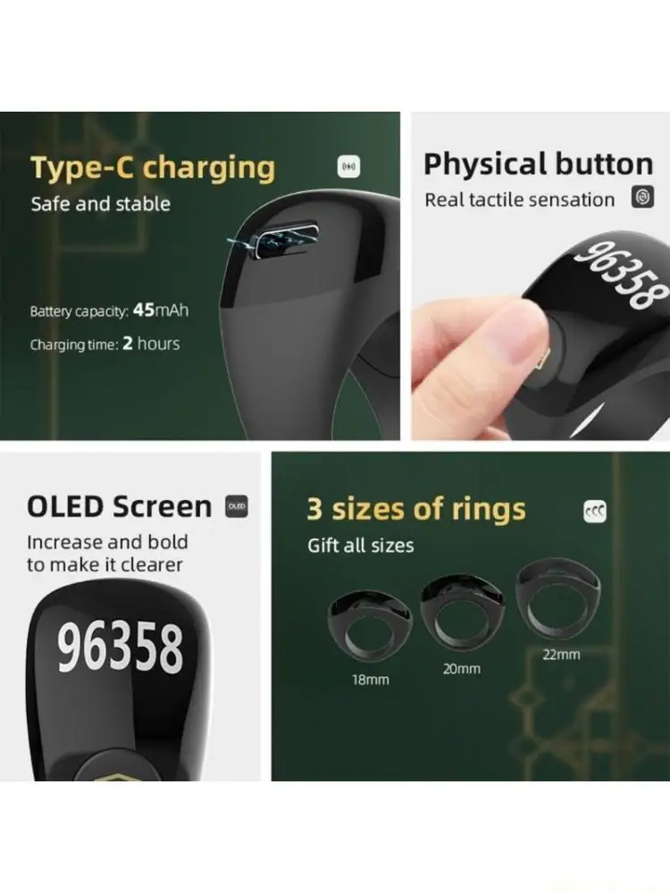 M5TD Fitness And Ritual Counting Solution High Accuracy Fast Charging Capability APP Control And Size Adaptability