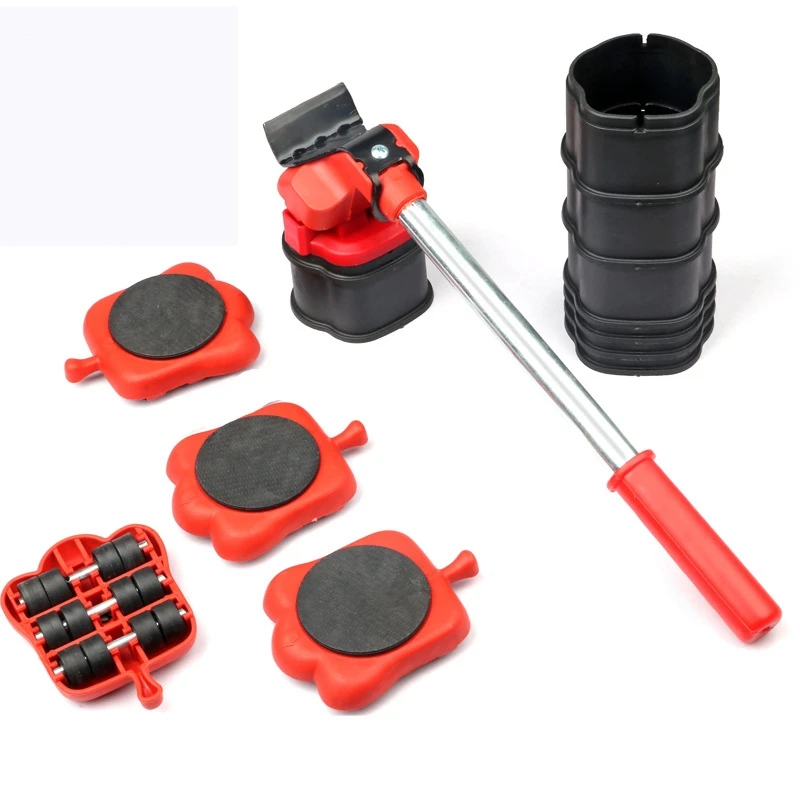 13Pcs Professional Furniture Mover Tool Set Heavy Stuff Transport Lifter Wheeled Mover Roller With Wheel Bar Moving Tool