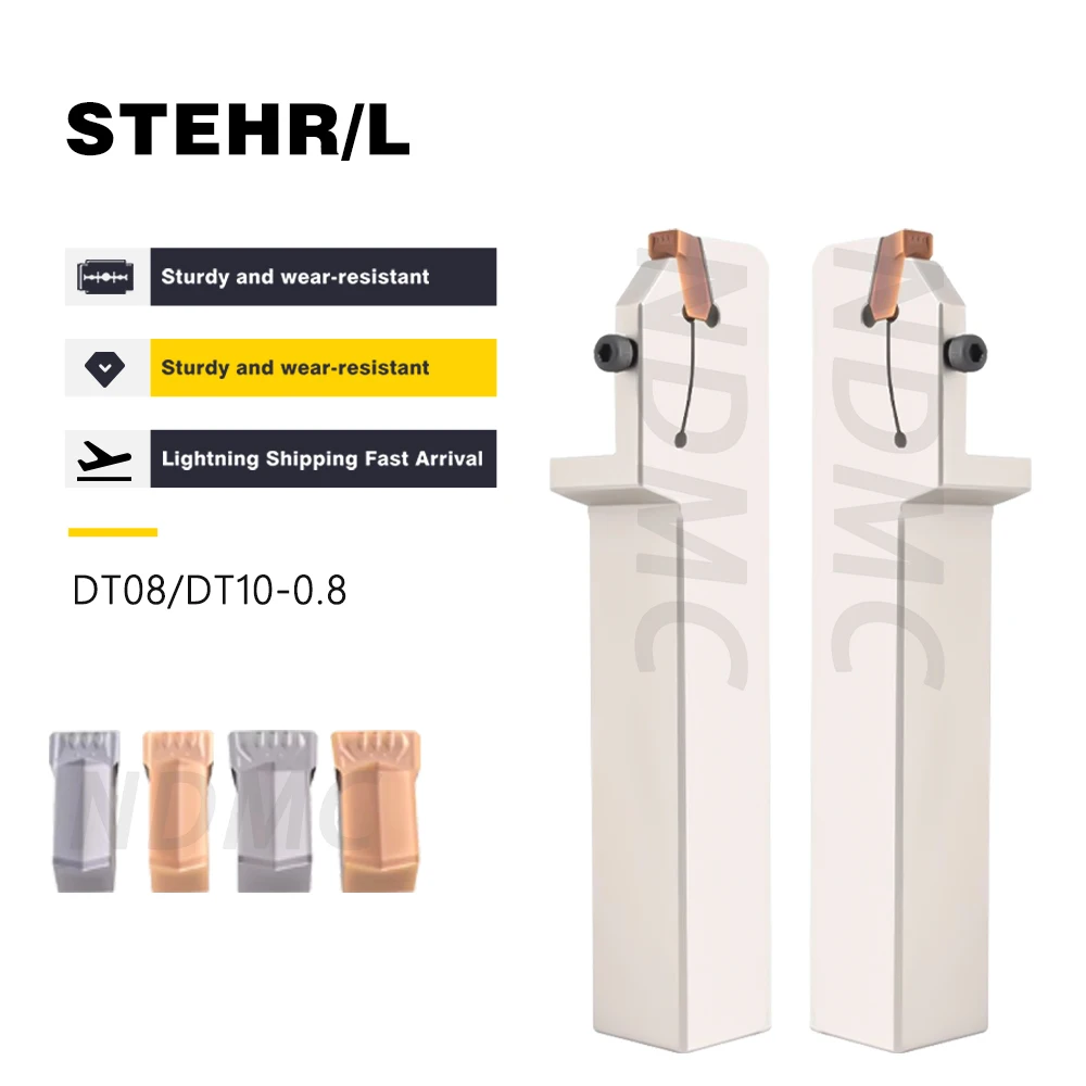 

CNC Large Cutting Depth Outer Diameter Slotting Tool Holder Width STEHR2525M08 Slotting Lathe Tool End Face Slotting Tool Holder