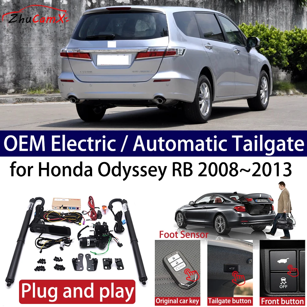 

ZhuCamX for Honda Odyssey RB 2008~2013 Car OEM Power Electric Automatic One-Click Smart Liftgate Tail Gate Support Opener