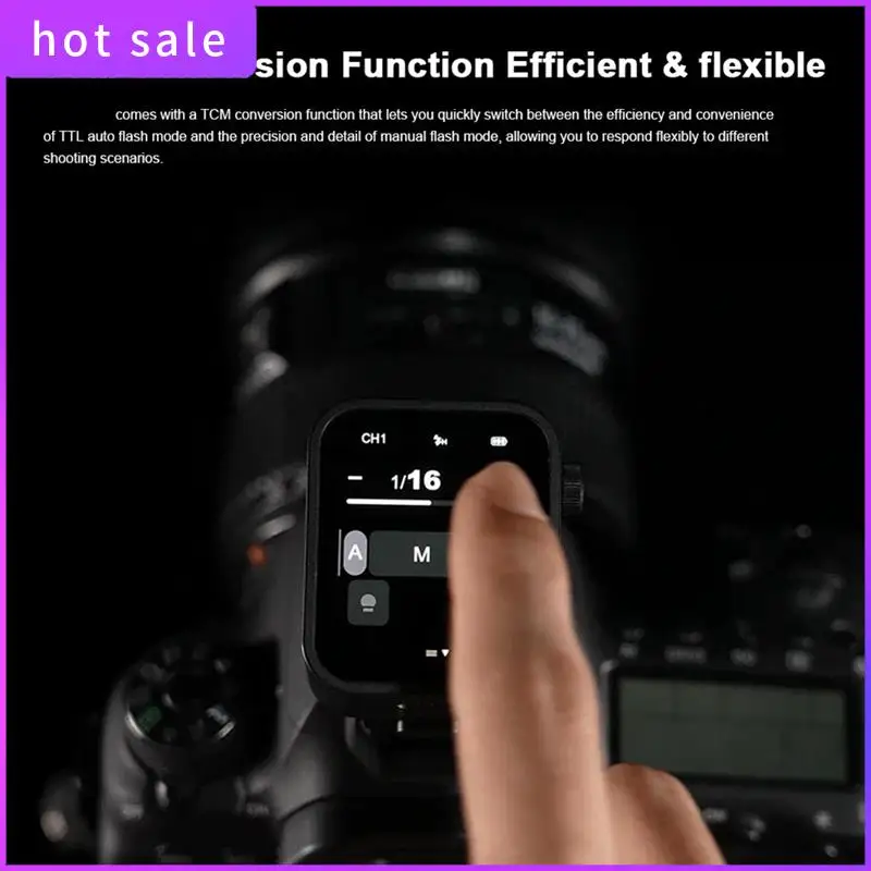 

ELEC-For Godox X3 Flash Trigger Wireless Flashes Trigger TTL 2.4Ghz OLED Touch Screen Transmitter