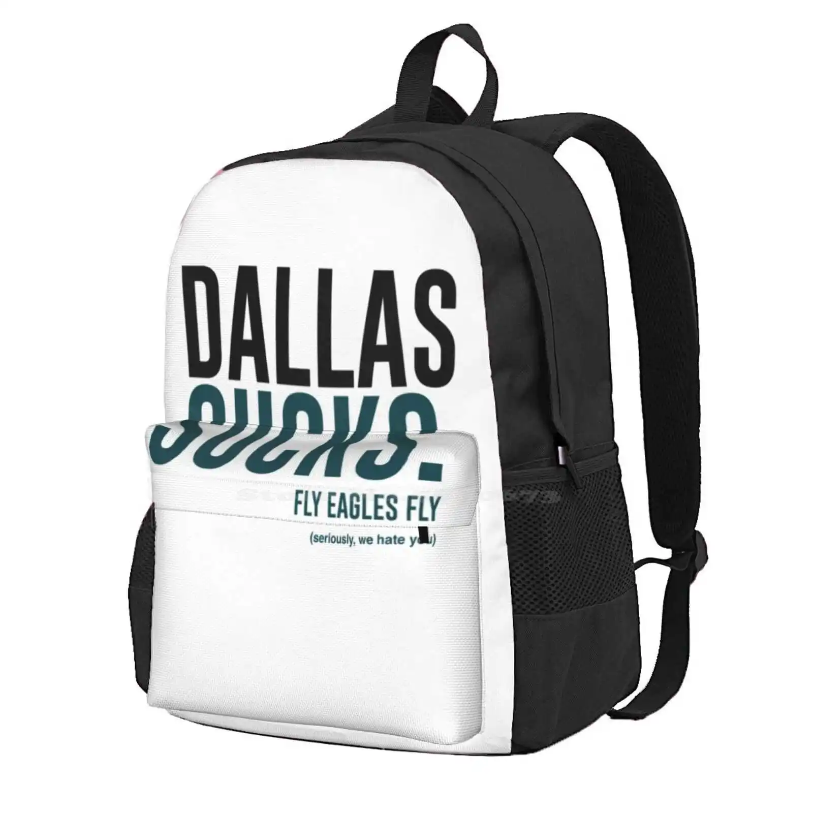 Dallas Sucks Hot Sale Schoolbag Backpack Fashion Bags Dallas Cowboys Fly Eagles Fly Pennsylvania Football Carson Wentz Zach