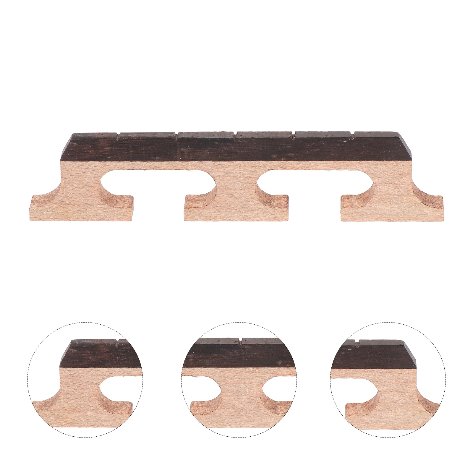 

Professional Banjo Bridge 5 String Replacement Saddle Maple Rosewood Durable Musical Instrument Accessory Tremolo Guitar Ukulele