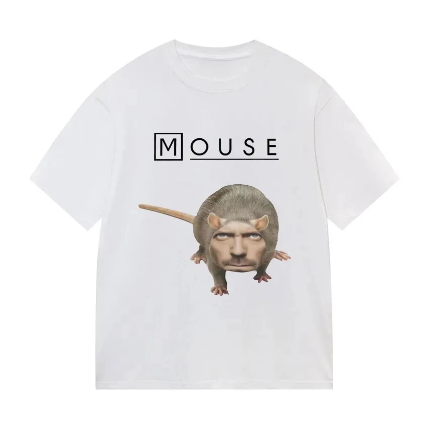 Lustiges T-Shirt für Herren, lässig, übergroß, kurzärmelig, modisch, hochwertige Baumwoll-T-Shirts, Streetwear – Detail 5