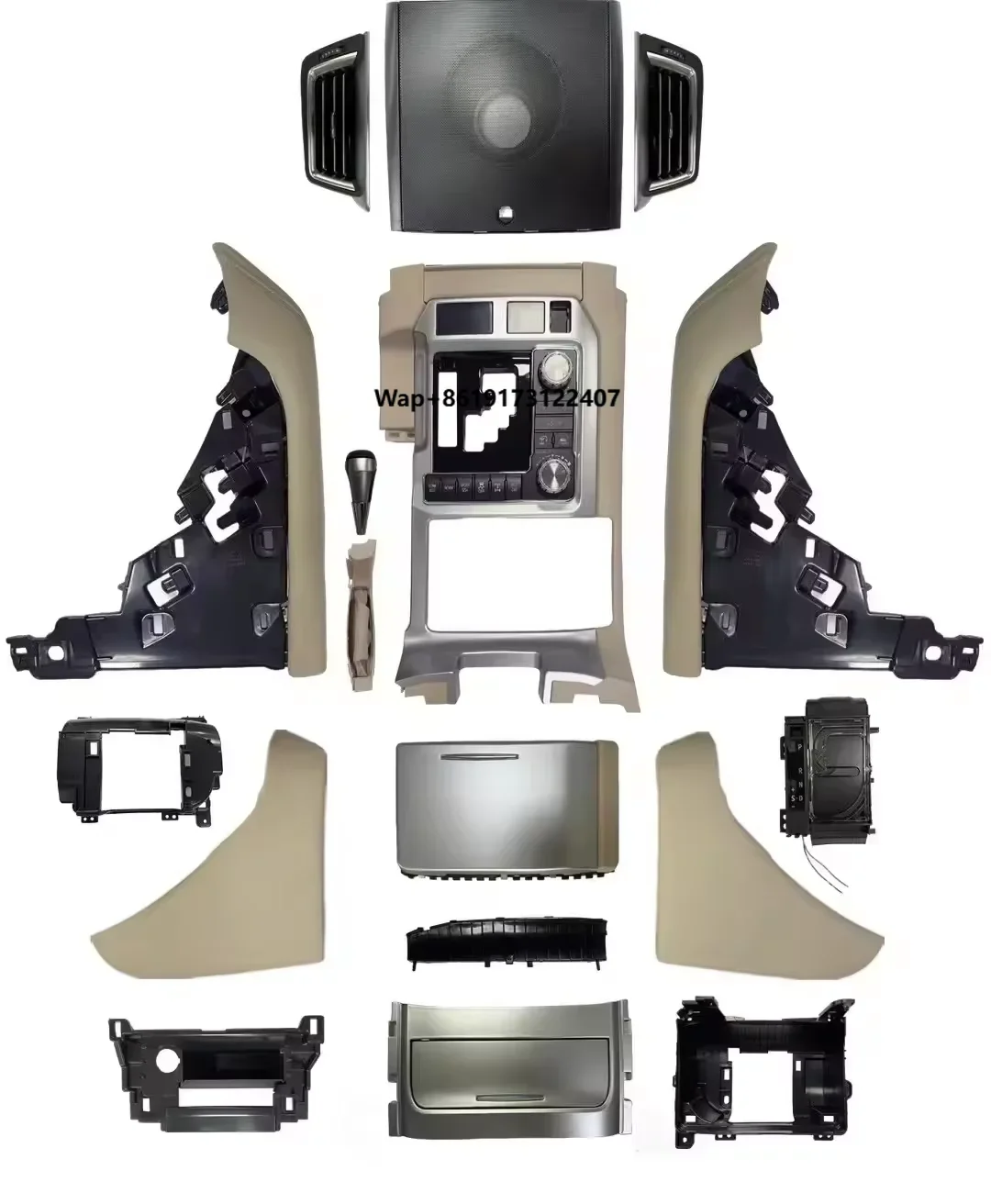 

Car Interior Old Model Central Control Upgrade New Model for 200 Lc200 Interior Modification Accessories