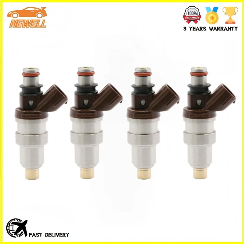 

4pcs 23250-75050 23209-79095 Fuel Injectors For TOYOTA 4Runner T100 Tacoma 2.7L-L4 PRADO J90 HIACE RCH 3RZ-FE 2.7L