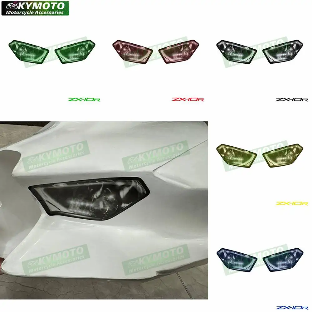 For ZX10R ZX-10R 2021-2025 motorcycle accessories headlight racing shell fairing sticker headlight protective film decoration
