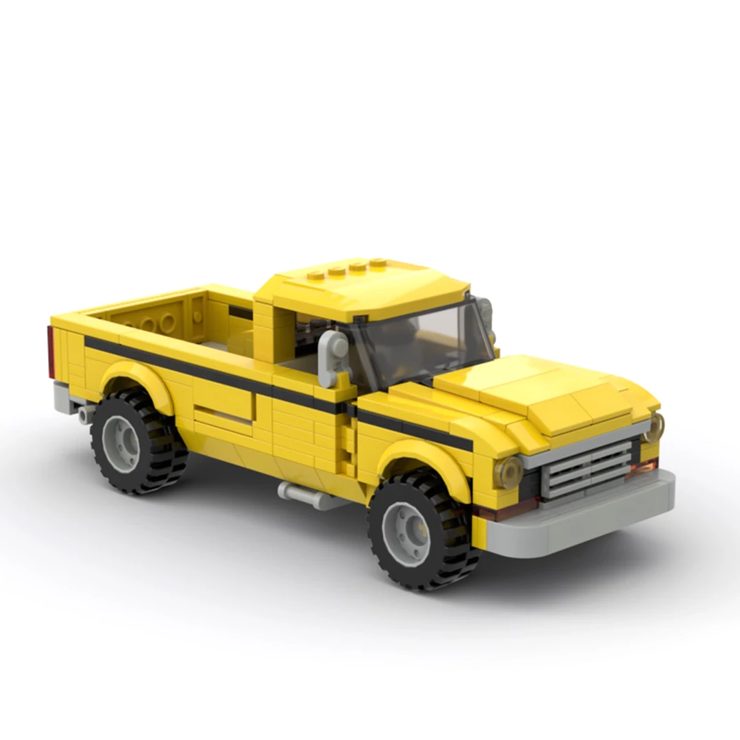 MOC-52779-bloques de construcción de Ford F-250 para niños, montaje de tecnología DIY, dibujo electrónico, juguetes de alta tecnología, regalos de navidad