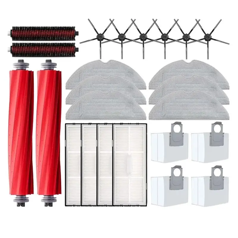 【2026-populaire】accessoires-pour-robot-aspirateur-roborock-s7-maxv-ultra-s7-pro-ultra-brosse-principale-brosse-laterale-serpilliere-filtre-sac-a-poussiere-brosse-rotative