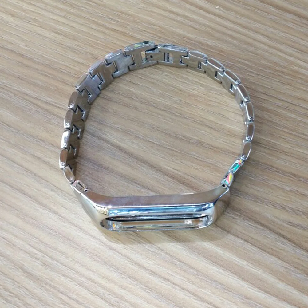 

Smart Watch Bands Stainless Steel Wristband Strap for Replacement Intelligent Silver