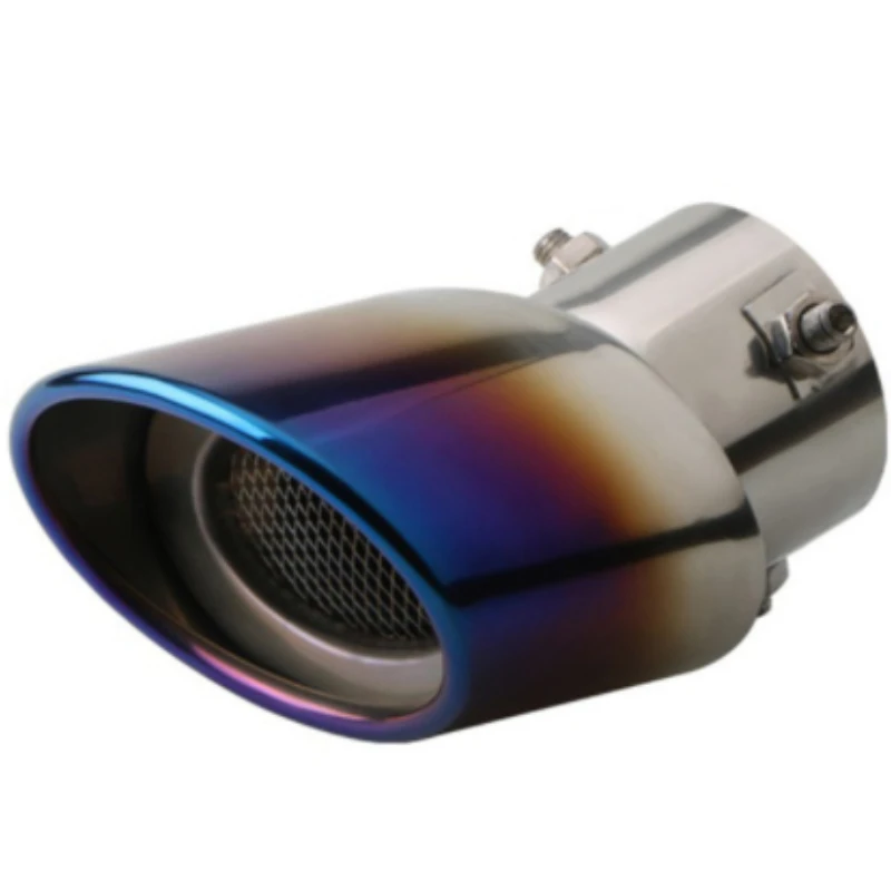 حزام القرش صافي الذيل الحلق الفولاذ المقاوم للصدأ ماسورة العادم كاتم صوت ماسورة عادم السيارات اكسسوارات السيارات ماسورة العادم