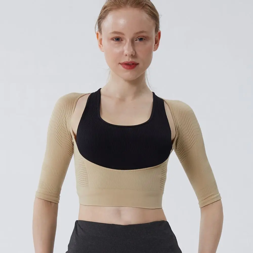 

Breathable Thin Arms Slimming Shaper Lingerie Tummy Control Body Shaping Underwear Seamless Shapewear Women's Corset Top Yoga