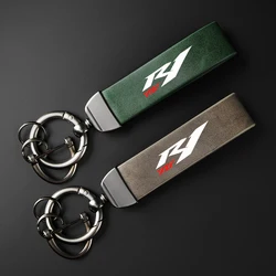 High-Grade leather Motorcycle Keychain Holder Keyring For Yamaha YZF R1 YZF-R1 YZFR1 R1s Accessories