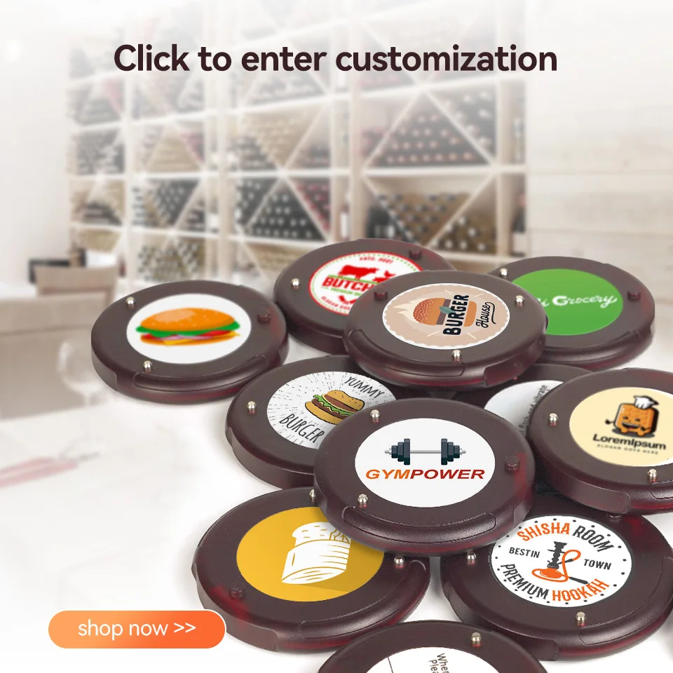 RETEKESS TD163 Restaurant-Pager Drahtloses Rufsystem mit platzsparendem Vibrationsalarm bei niedrigem Batteriestand für Food Trucks und Cafés – Detail 11