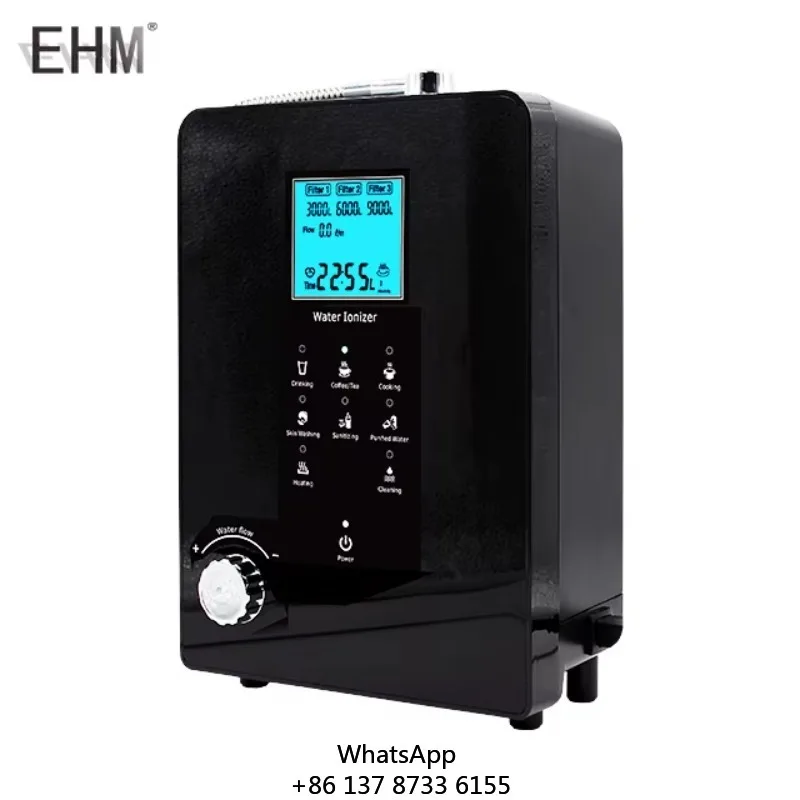 

9-Plate Electric Hydrogen Water Alkaline Ionizer And Purifier Household Kitchen Use Hydrogen Water Generator