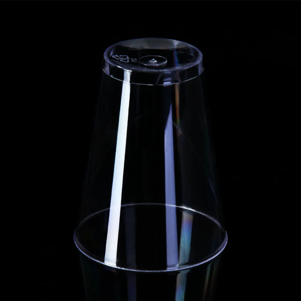 

20Pcs 8Oz 250Ml Aviation Cup Transparent Hard Plastic Disposable Tasting Cups for Wedding Party Beverage Serving Thicken