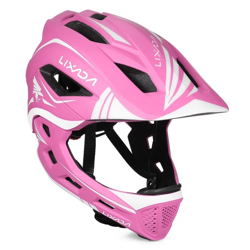 Imagen 2 del producto Lixada-casco facial completo desmontable 2 en 1 para niños, casco de seguridad deportivo para bicicleta, equipo de protección, casco para niños, casco de ciclismo