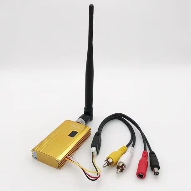 8CH 1.2Ghz 1.5W 1500mw Wireless AV Sender TV Audio Video Transmitter Receiver Drones Accessories for 250 FPV Quadcopter